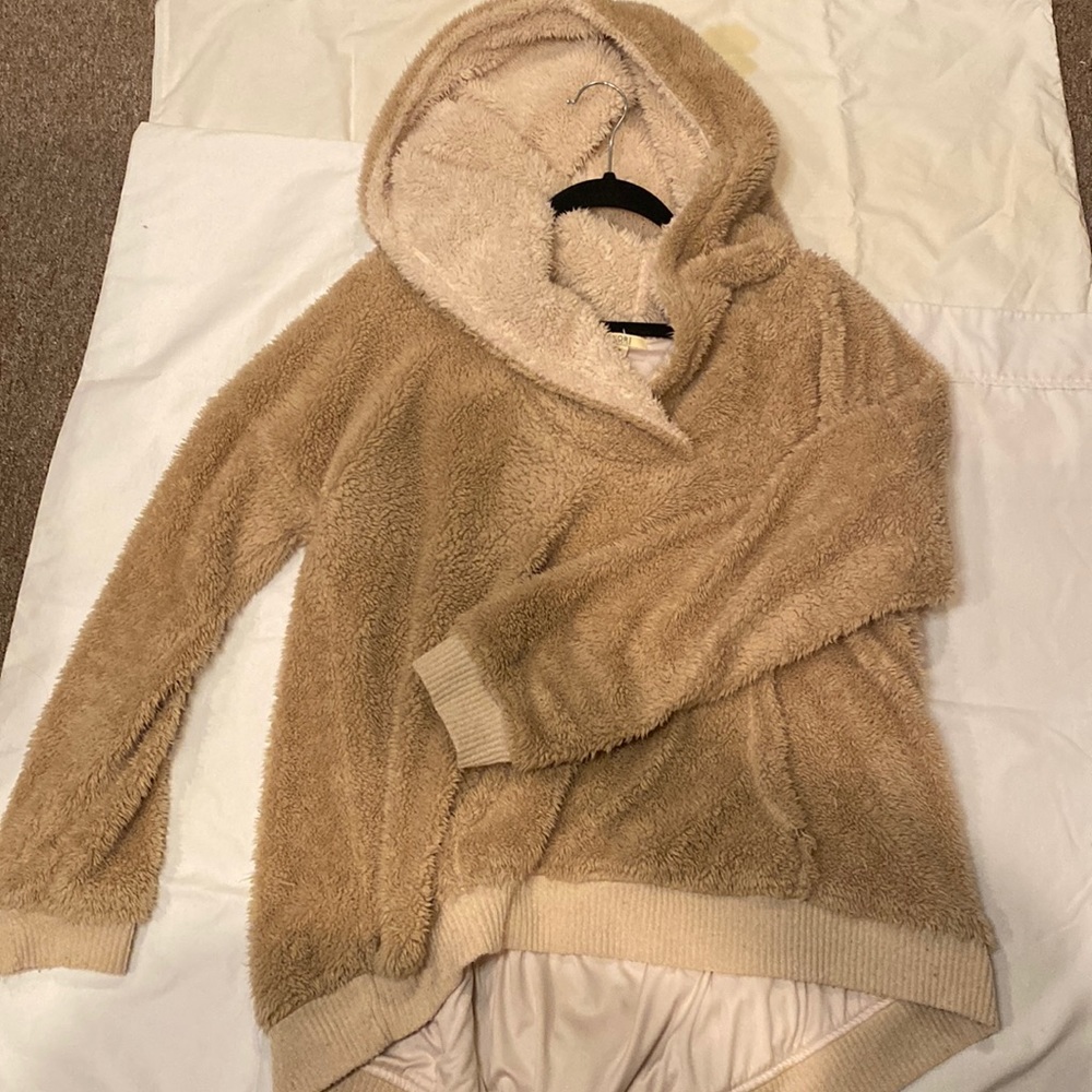 furry “bear” sweatshirt